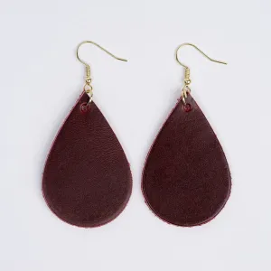 Leather Earrings (teardrop)