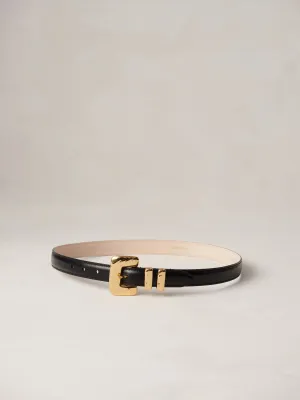 Mack Large Buckle Belt - Black