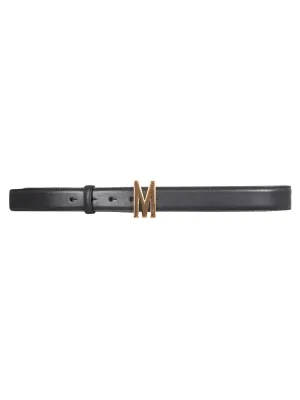 Moschino M Logo Buckle Belt