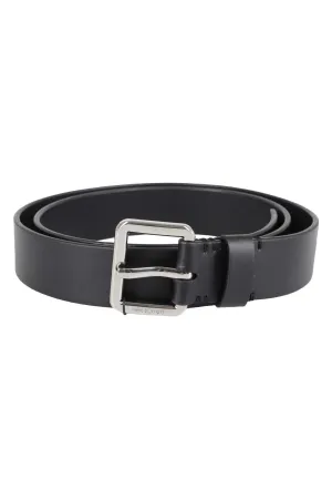 Neil Barrett Logo Engrave Square Buckle Belt