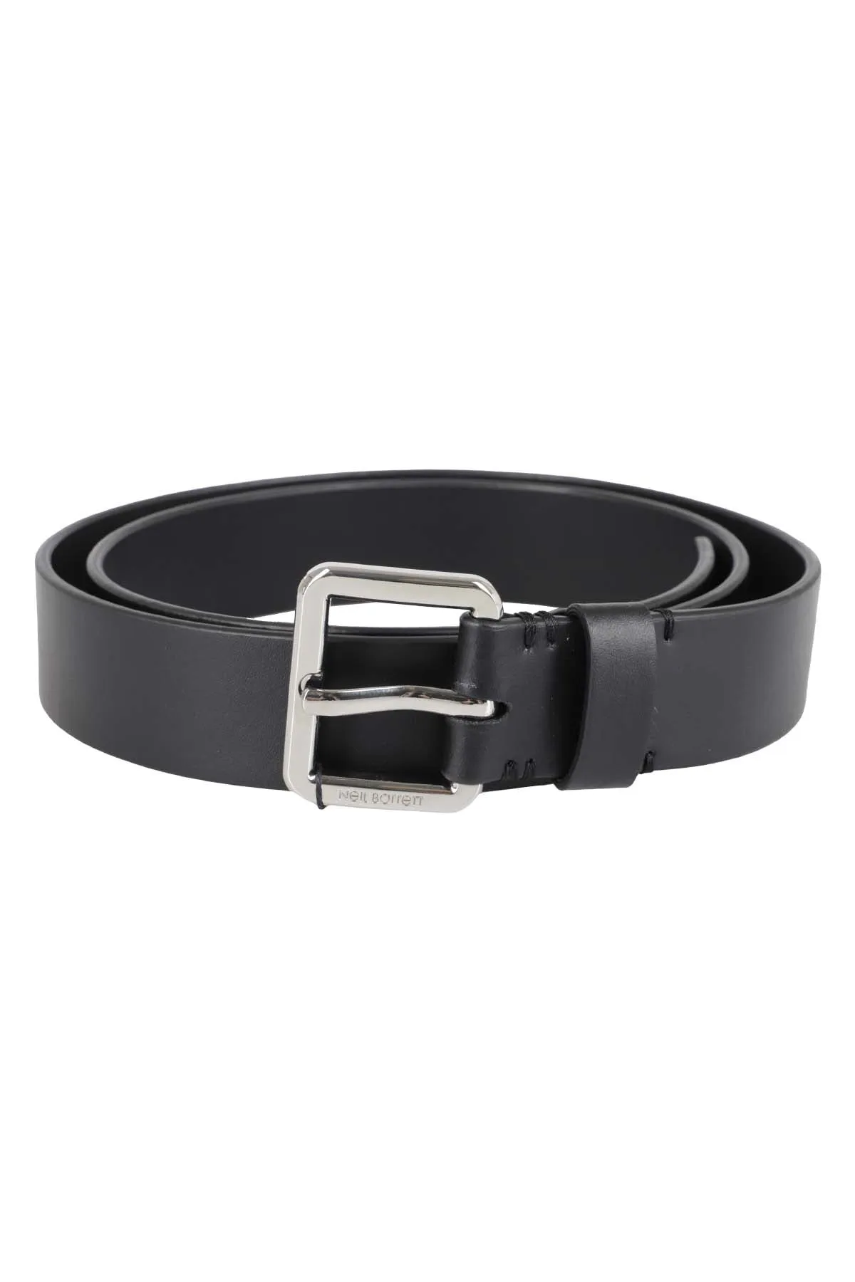 Neil Barrett Logo Engrave Square Buckle Belt