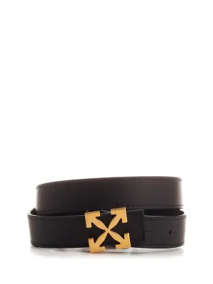 Off-White Arrows Logo Plaque Belt