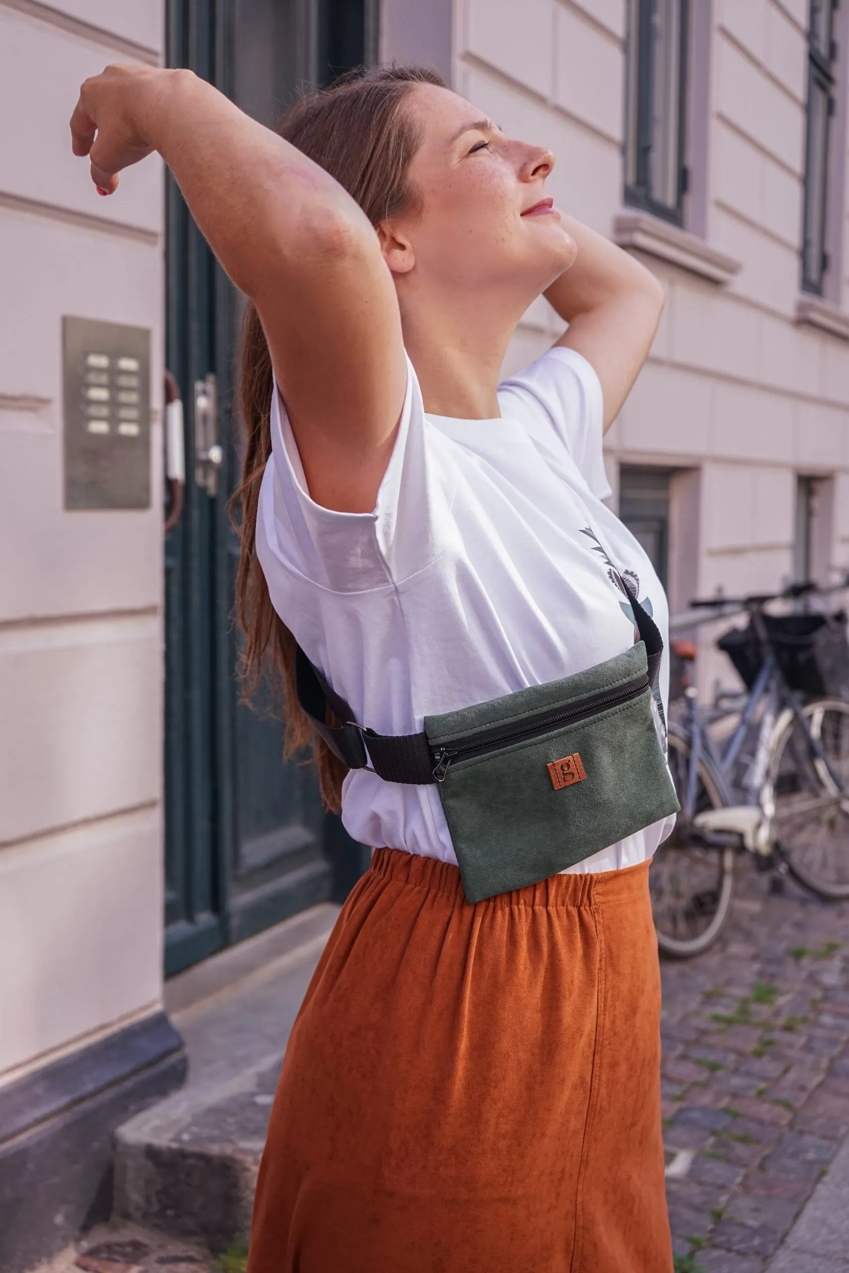 Olive Green Waist Bag