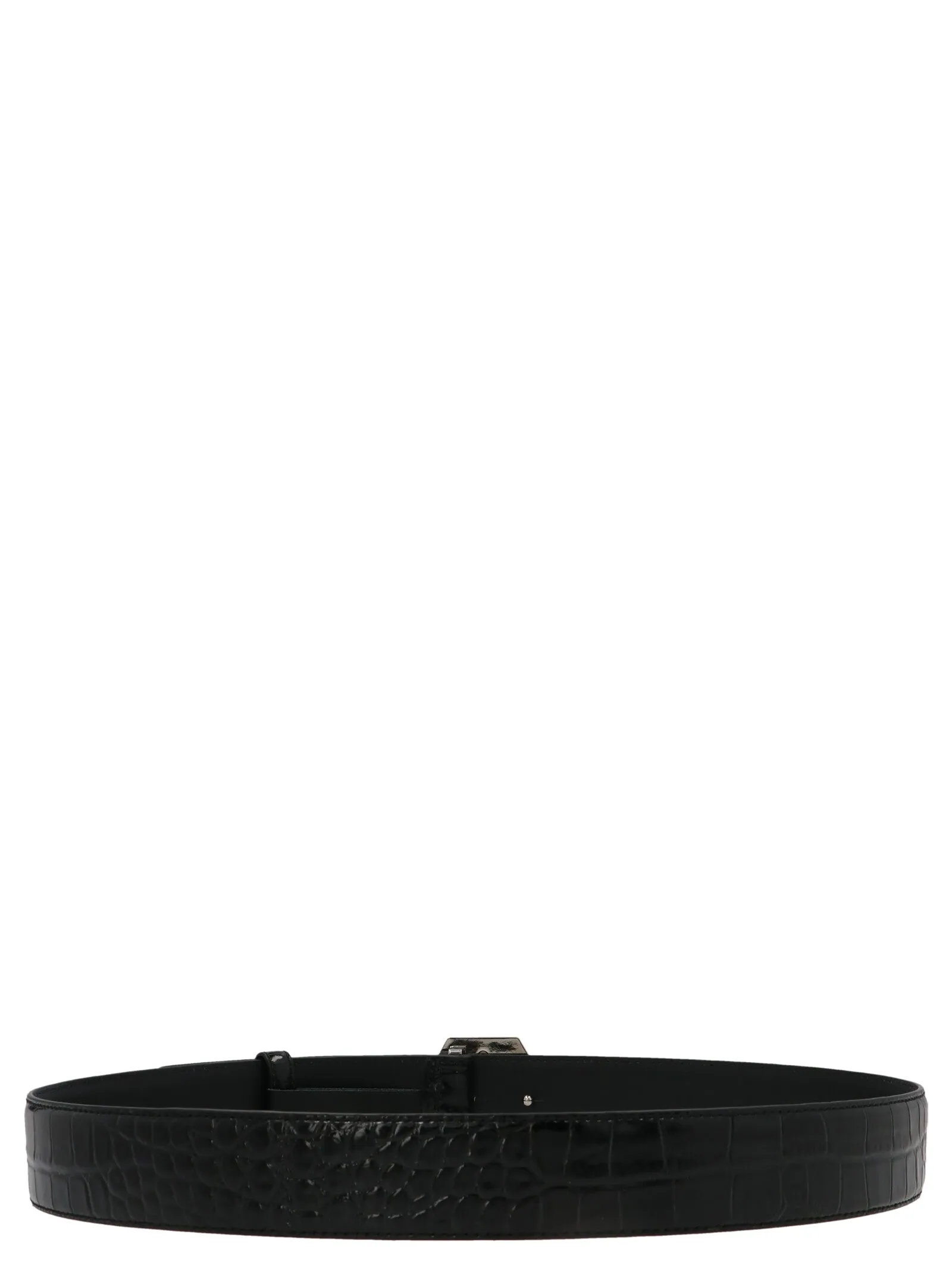 Philipp Plein Hexagon Logo-Plaque Belt