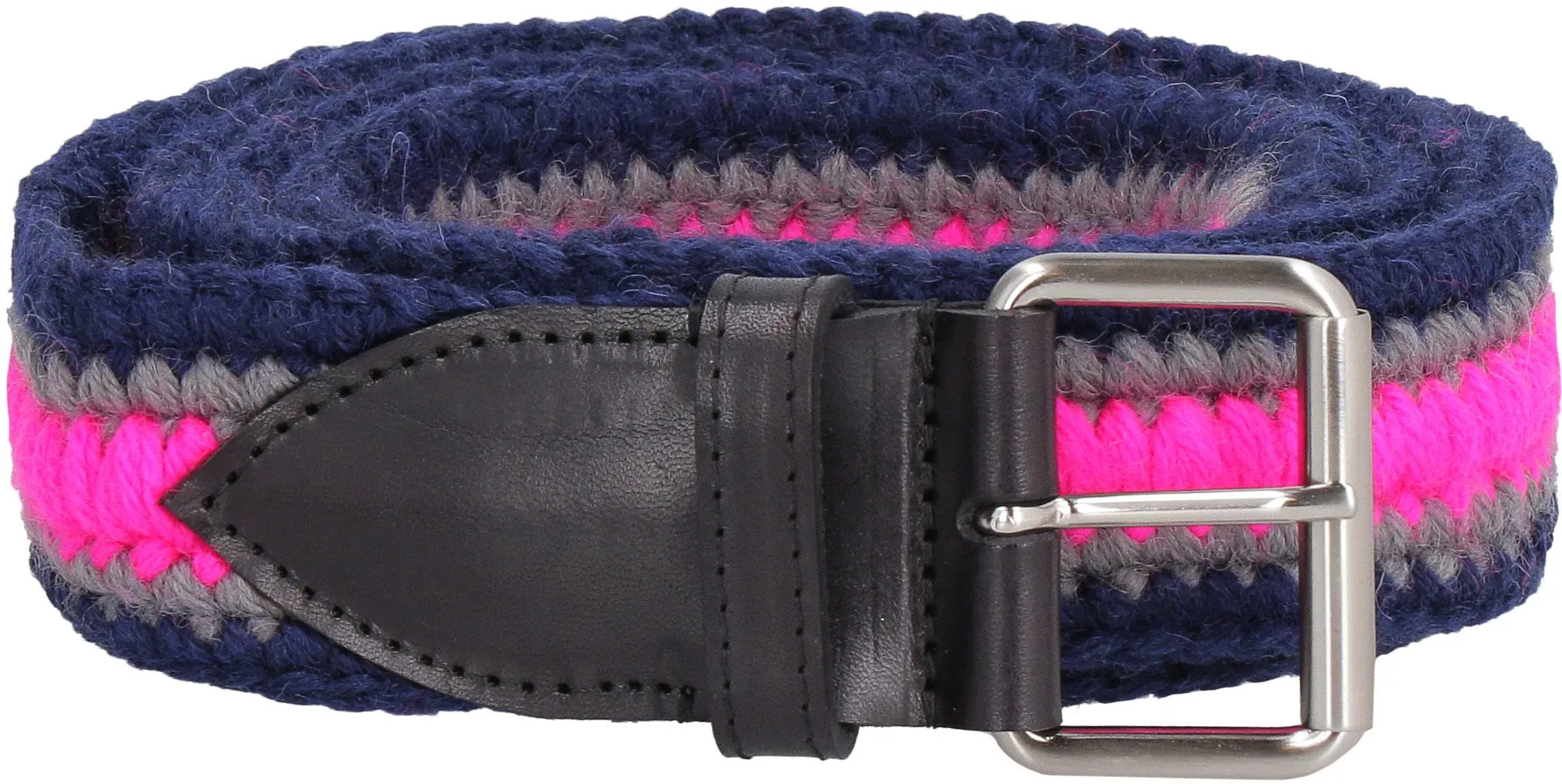 Philosophy Di Lorenzo Serafini Striped Woven Belt