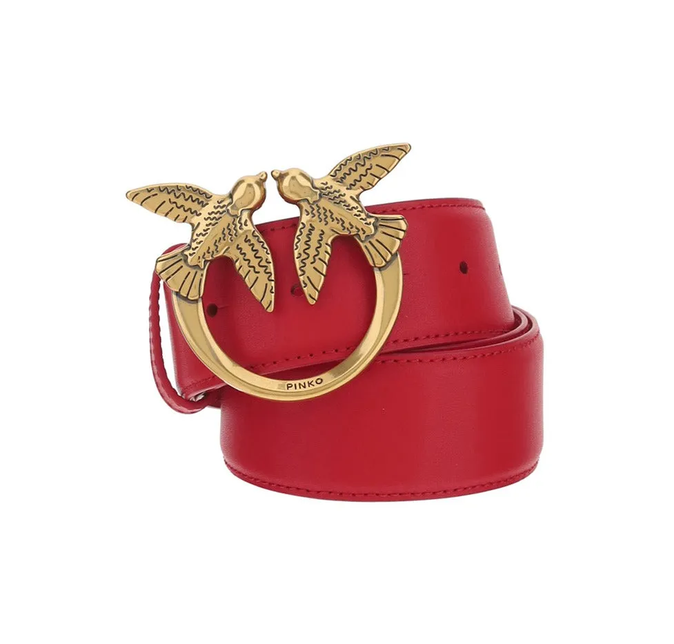 Pinko Love Birds Buckle Belt