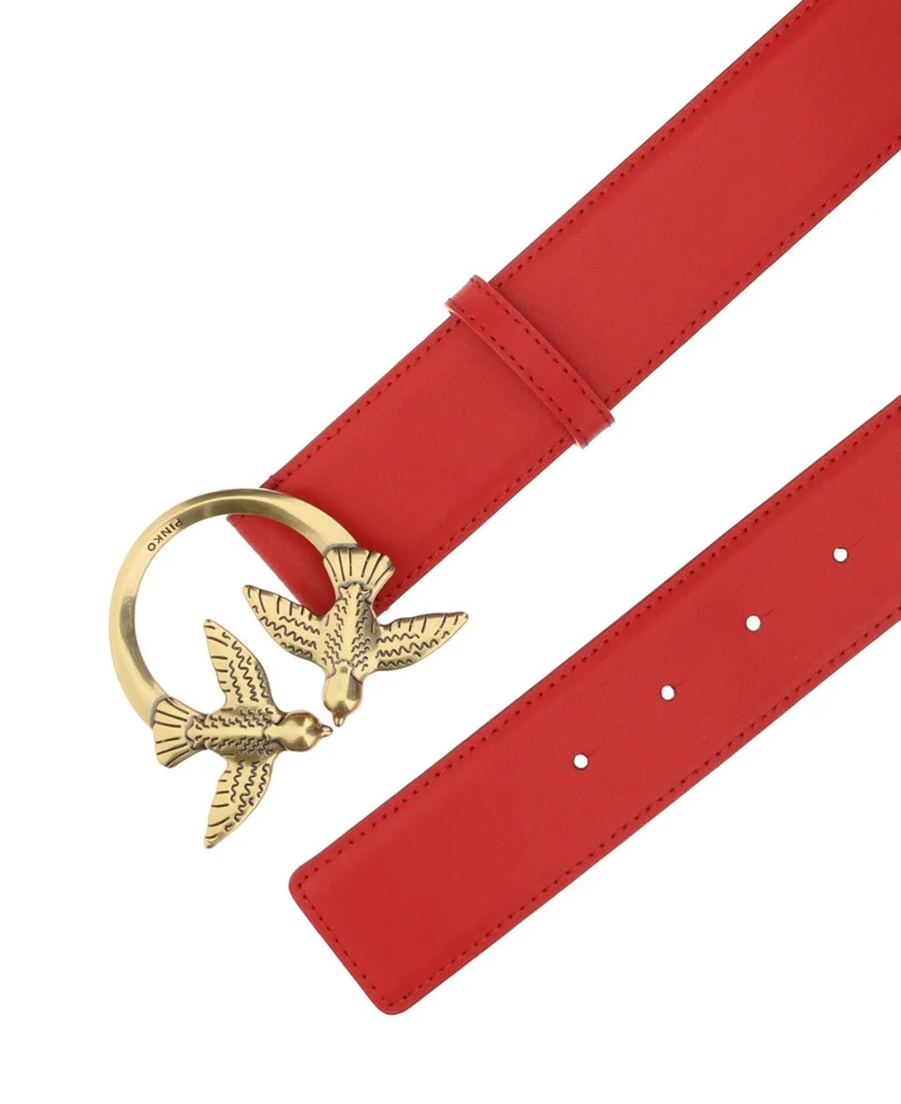 Pinko Love Birds Buckle Belt