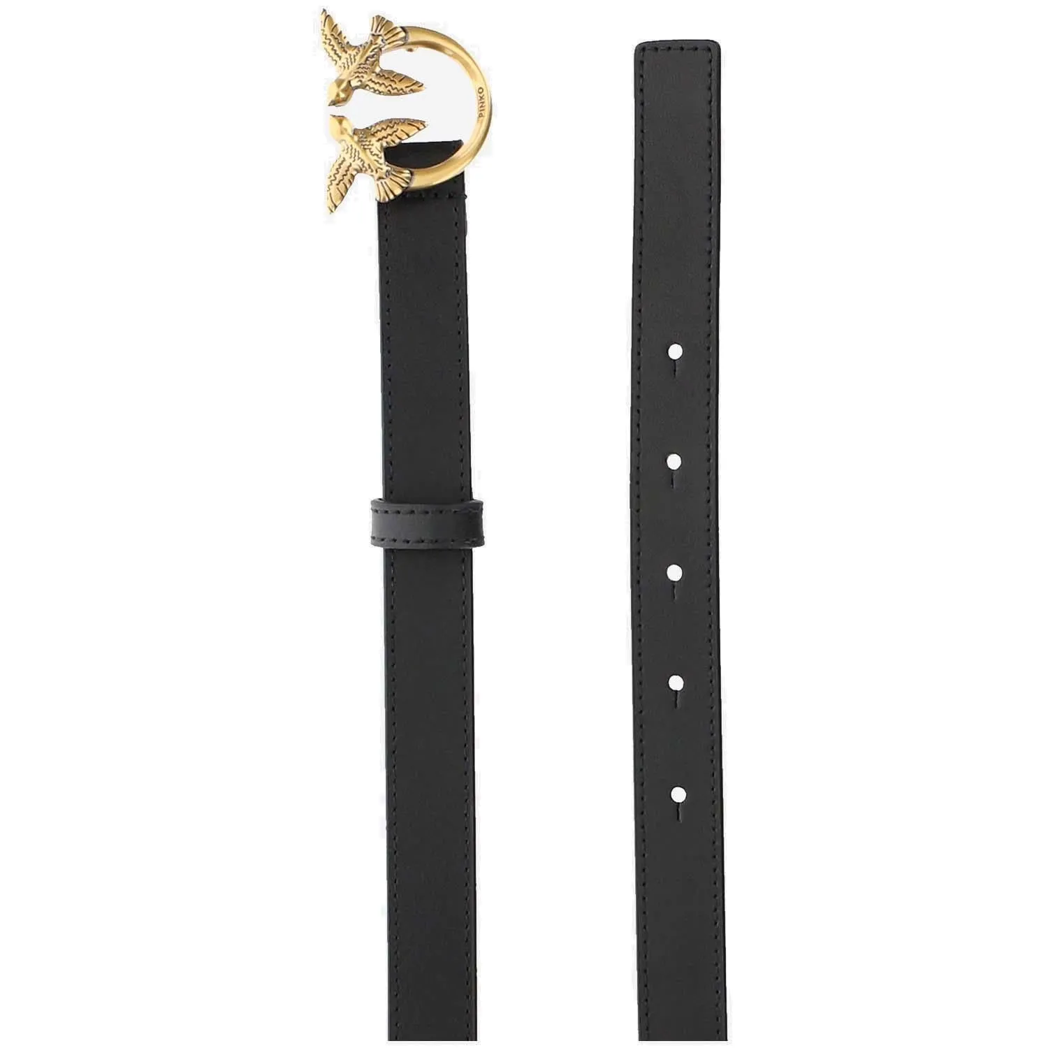 Pinko Love Birds Buckle Thin Belt