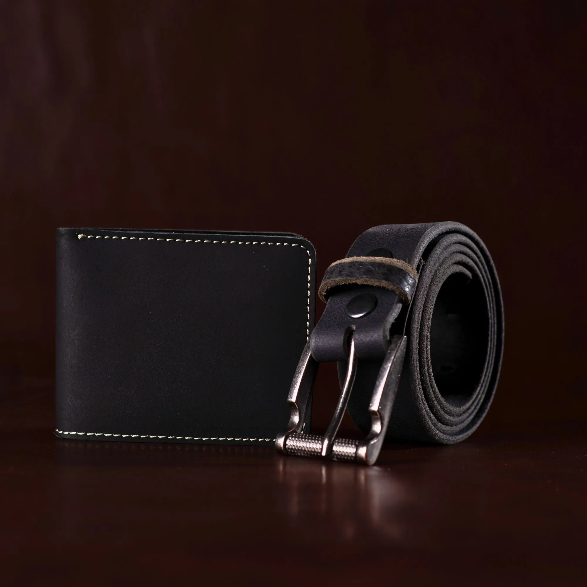 Pinnacle Belt   Wallet - Men's Leather Belt and Wallet Gift Set