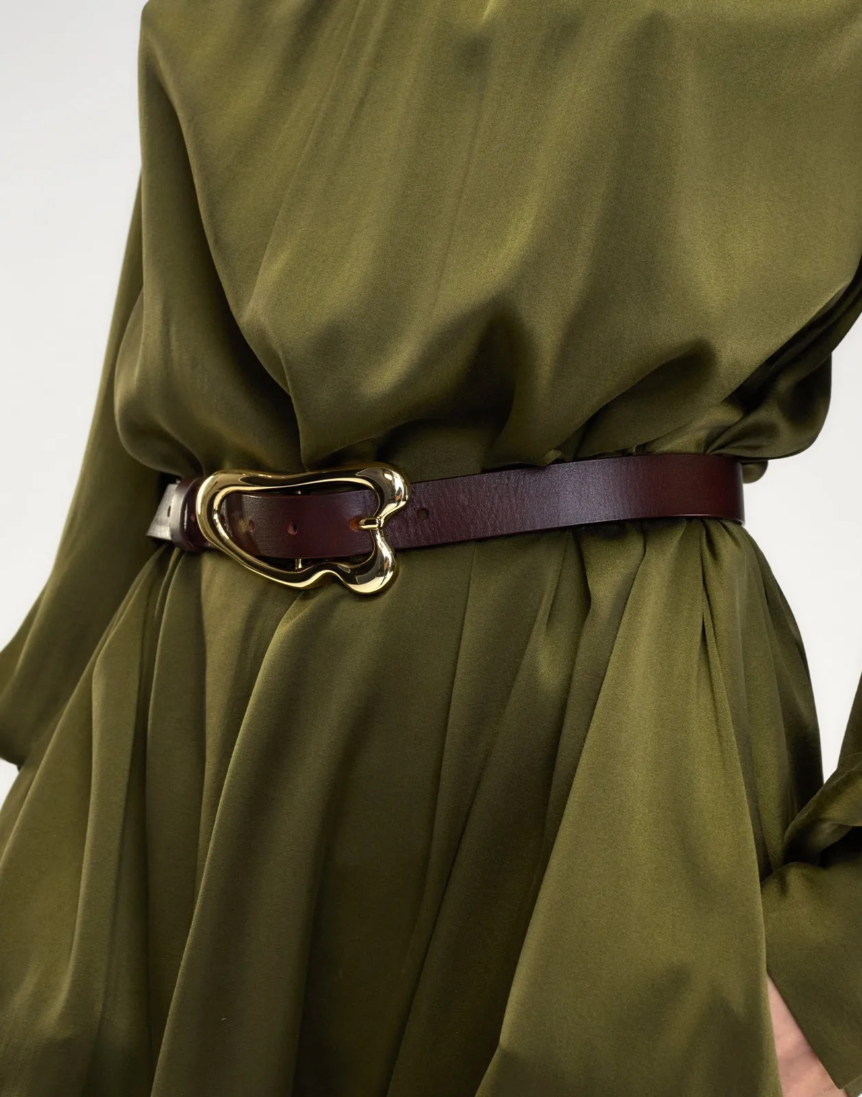 Signature Thin Buckle Belt