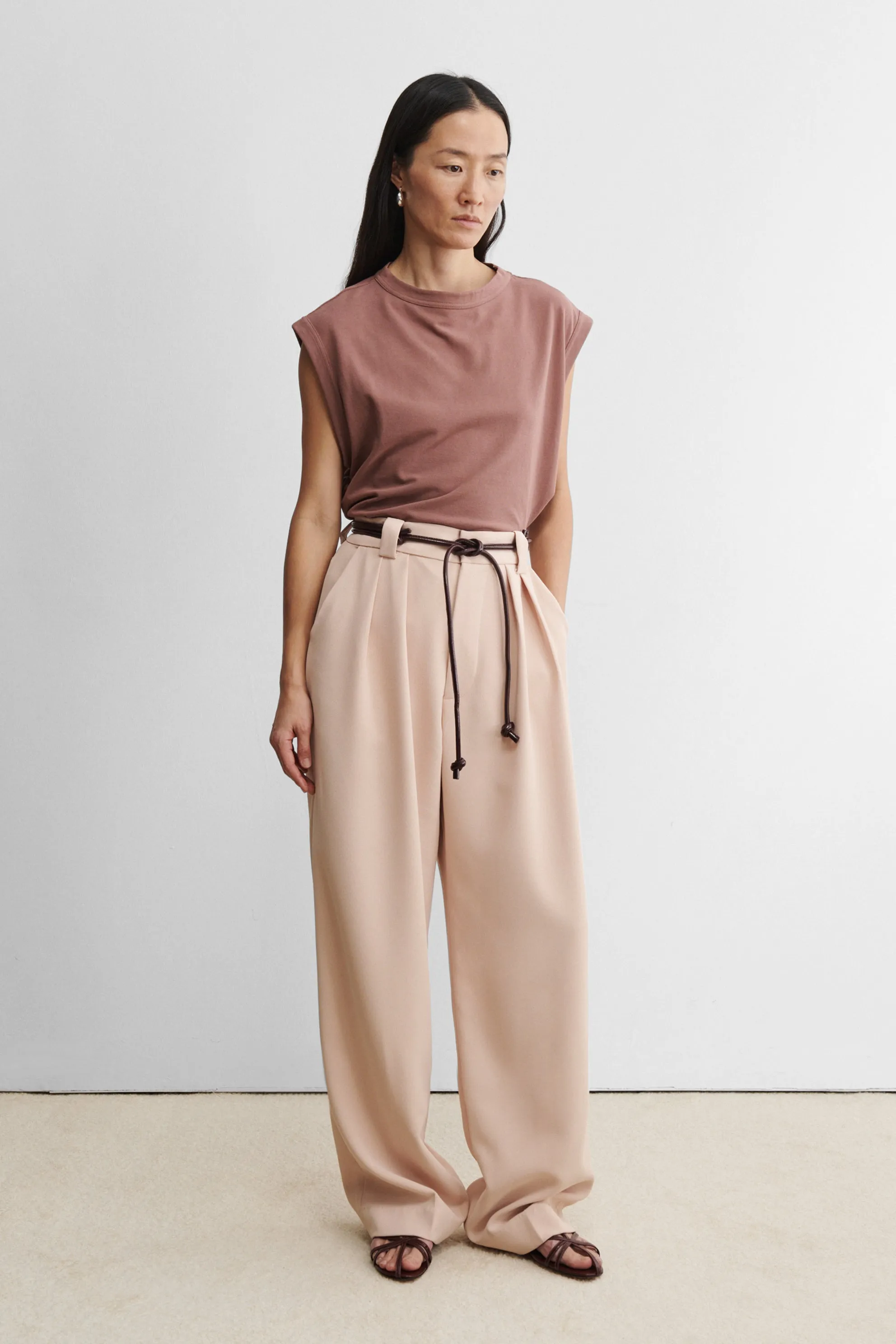 Skinny Tubular Tie Belt (Waist)