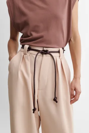 Skinny Tubular Tie Belt (Waist)
