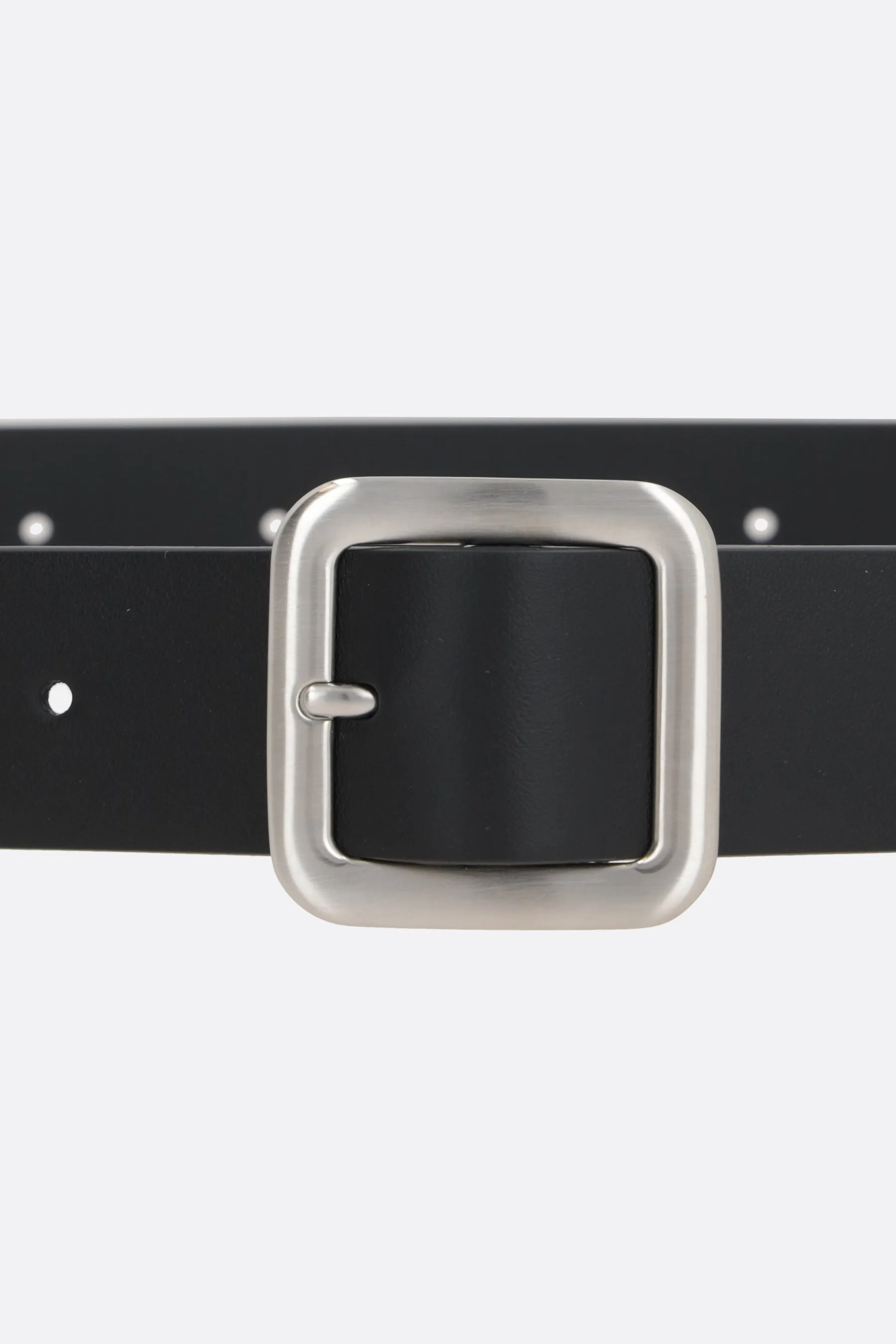 smooth leather belt