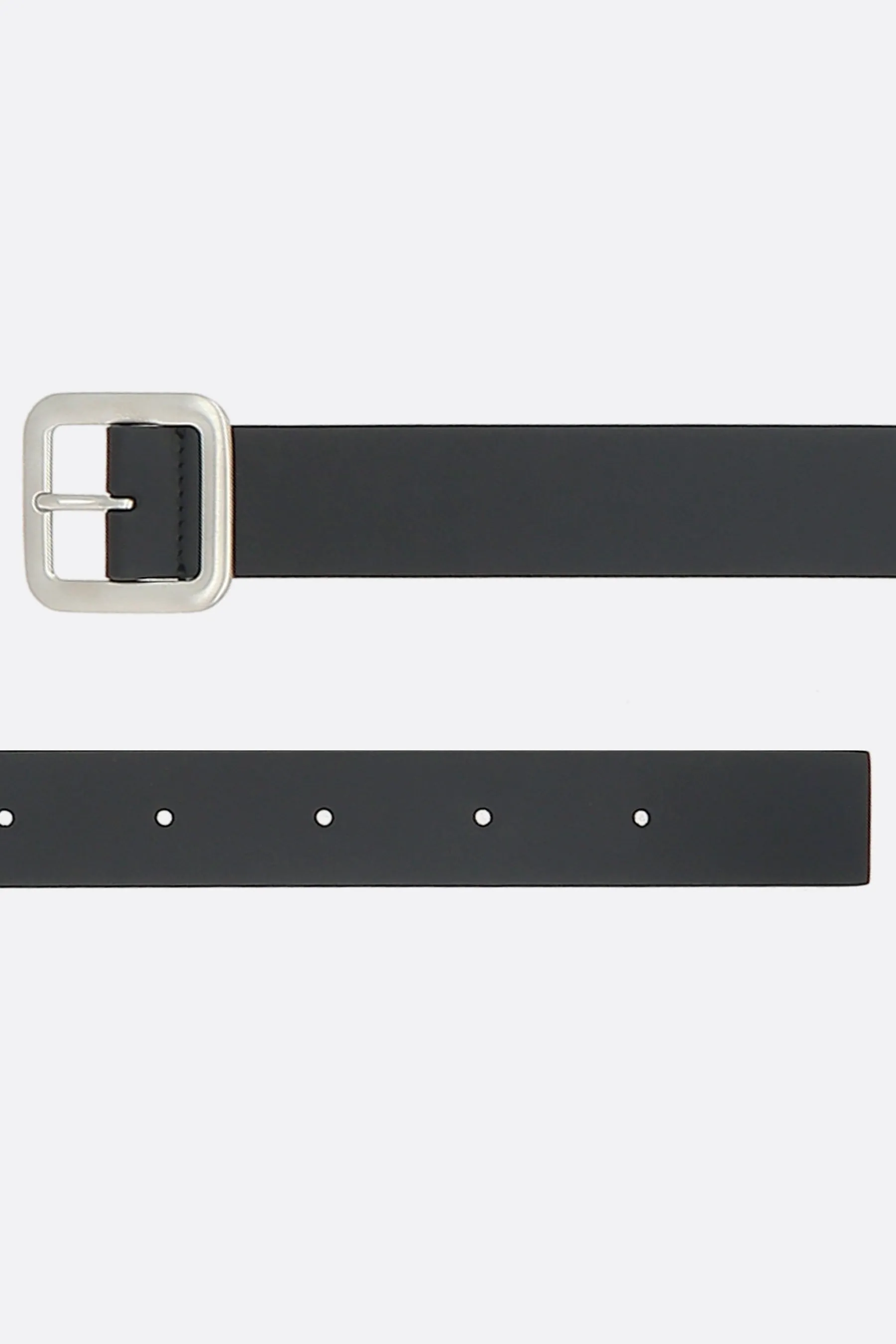 smooth leather belt