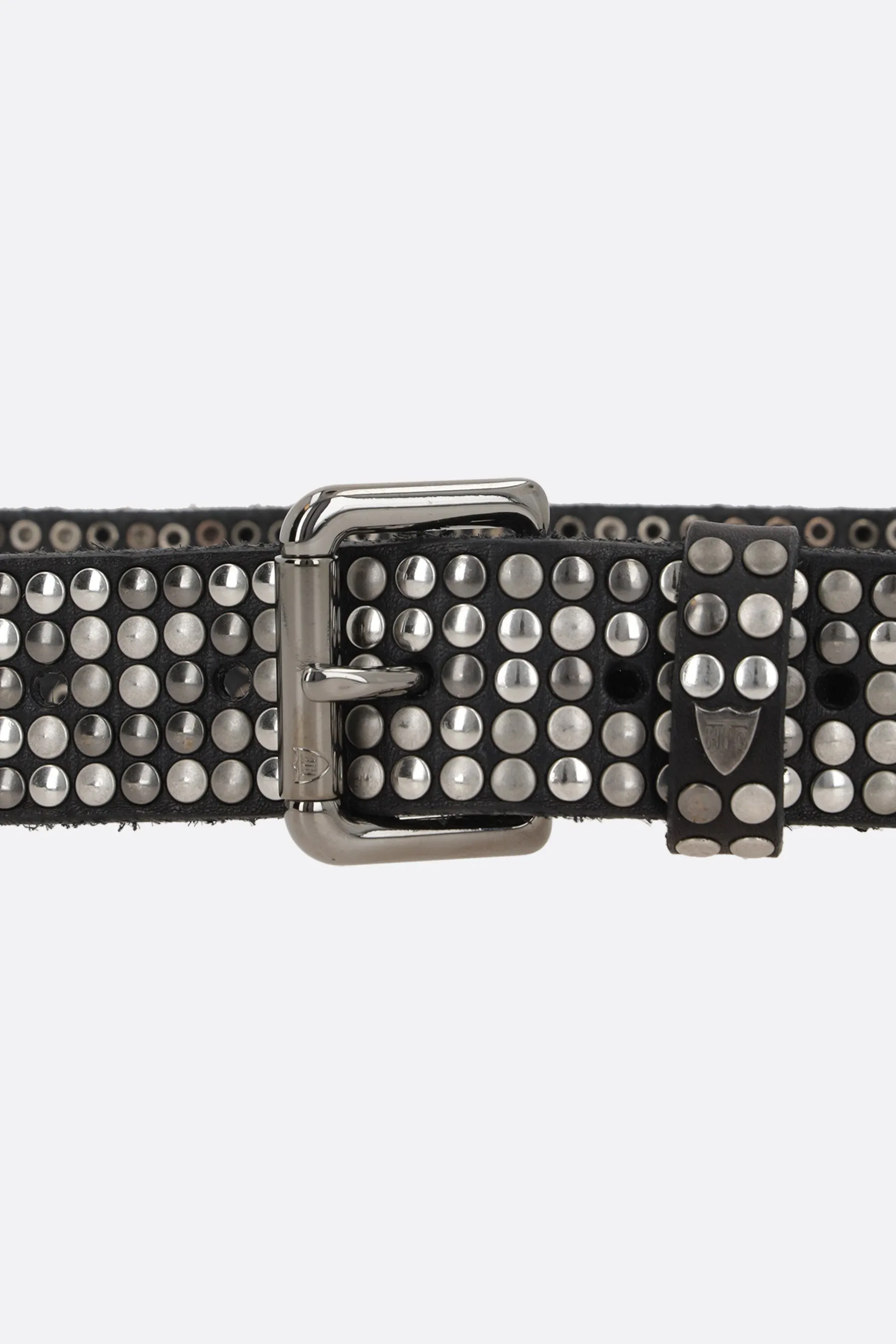 studded leather belt