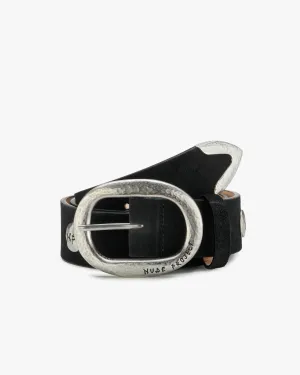 Suede Belt Black