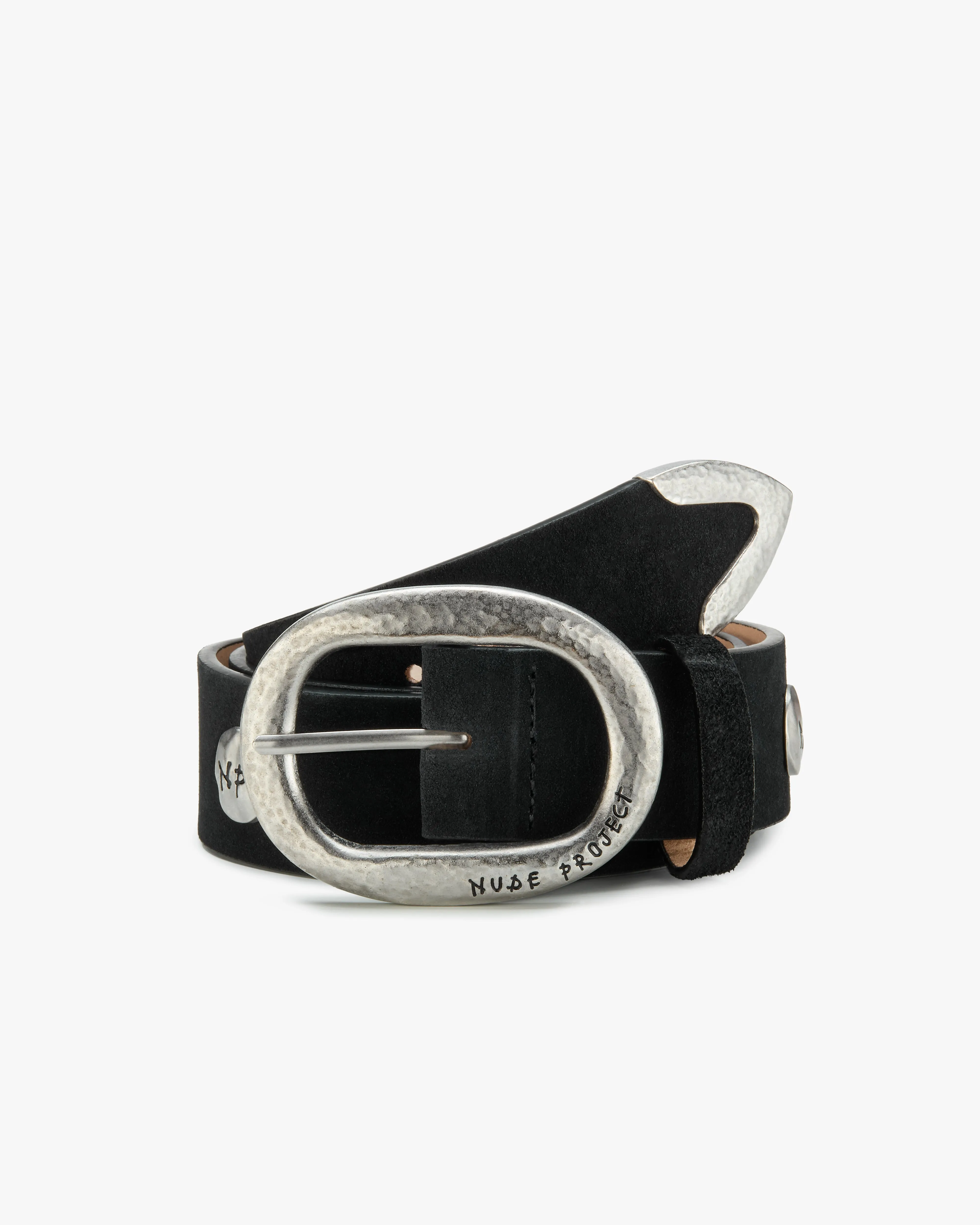 Suede Belt Black