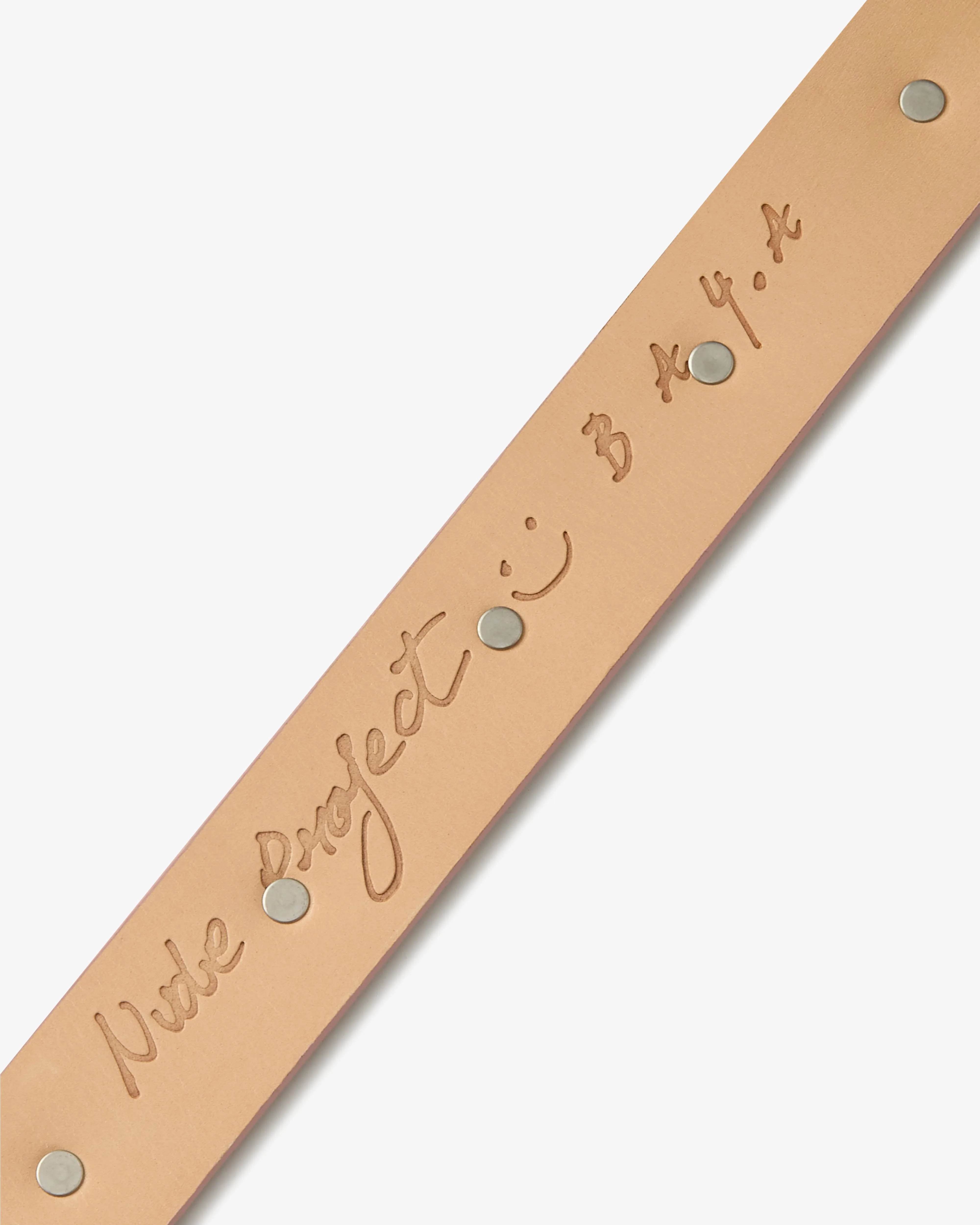 Suede Belt Pink
