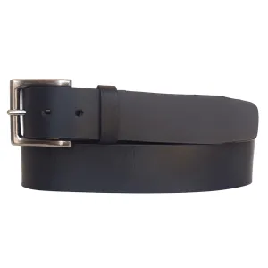 The Long Haul Belt  - Oversize Classic Black 100% XXXL Plus Size Leather Belt