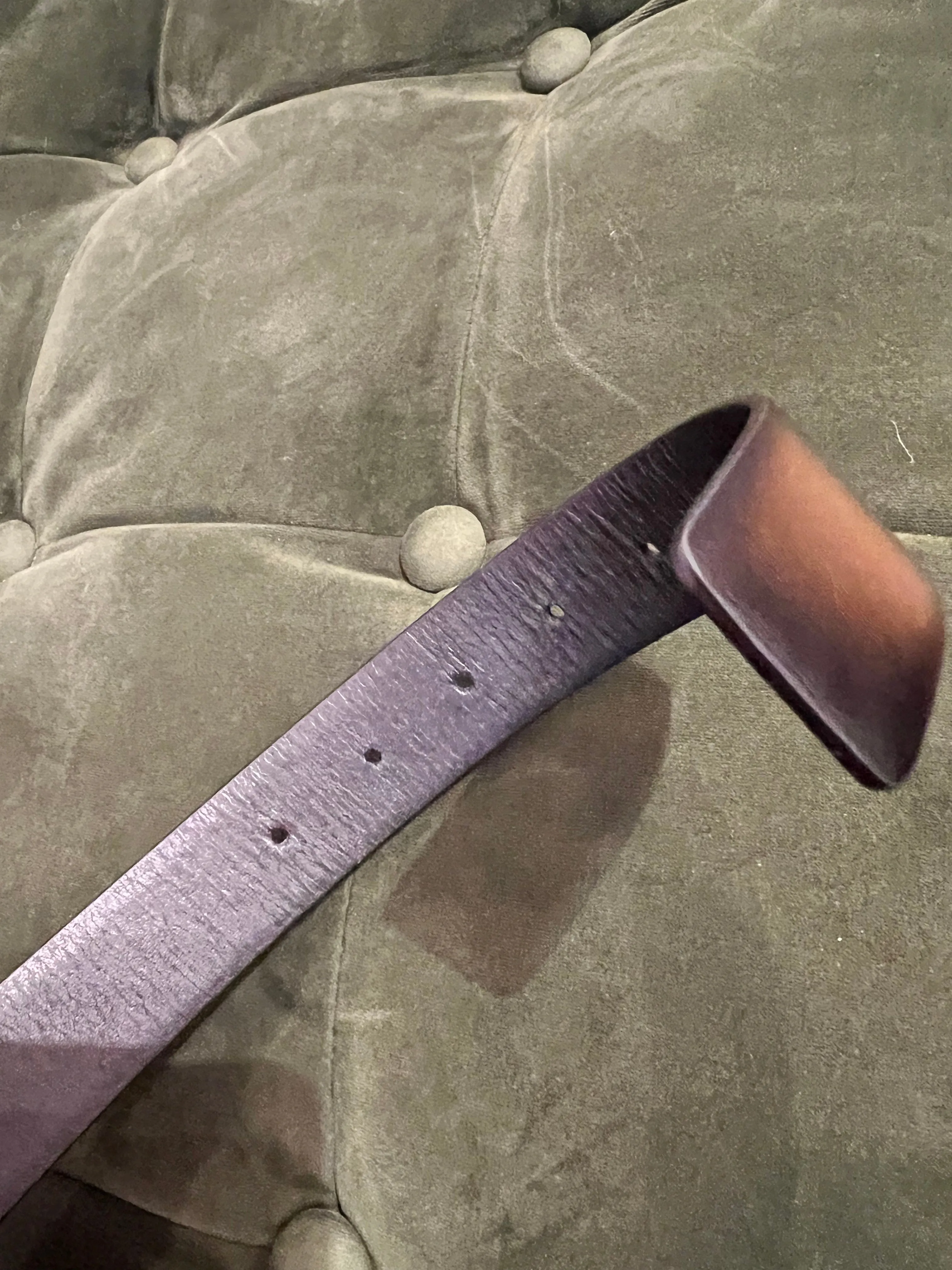 Valentino Black Leather Belt