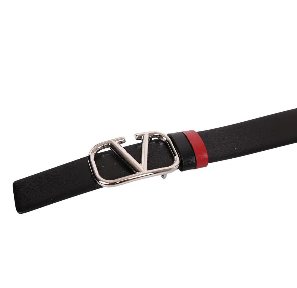 Valentino VLogo Buckle Belt