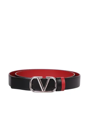 Valentino VLogo Buckle Belt
