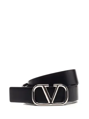 Valentino VLogo Buckle Belt