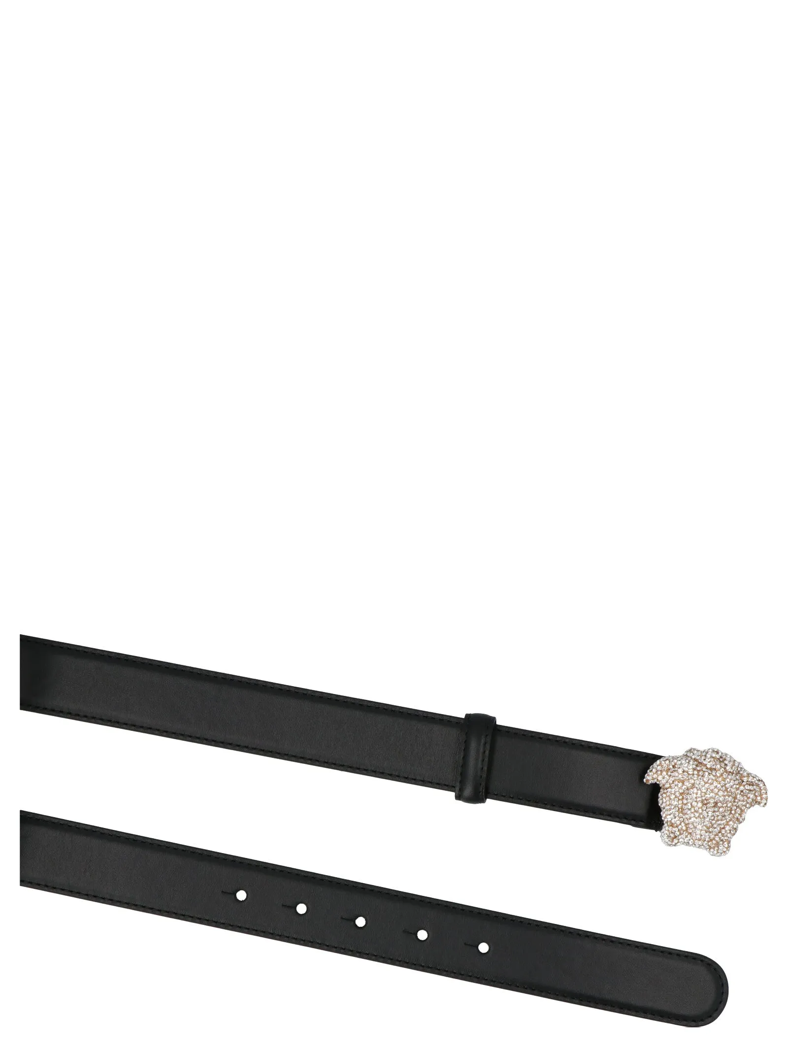 Versace La Medusa Embellished Buckle Belt