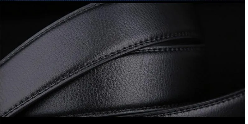 West Louis™ Cowskin Genuine Luxury Leather Belt