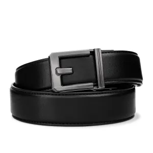 X SERIES BUCKLE  | BLACK ARMORTEK LEATHER GUN BELT 1.5"