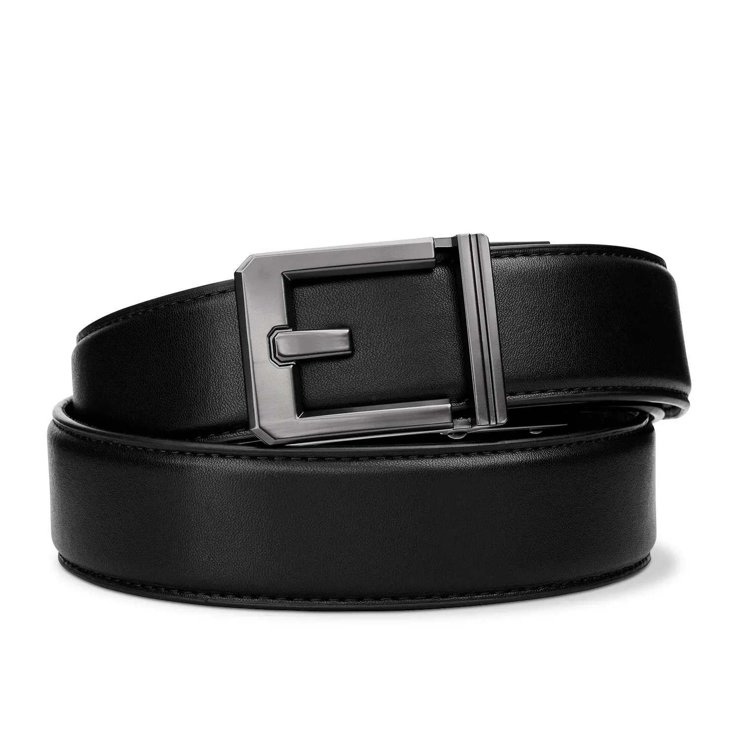 X SERIES BUCKLE  | BLACK ARMORTEK LEATHER GUN BELT 1.5"
