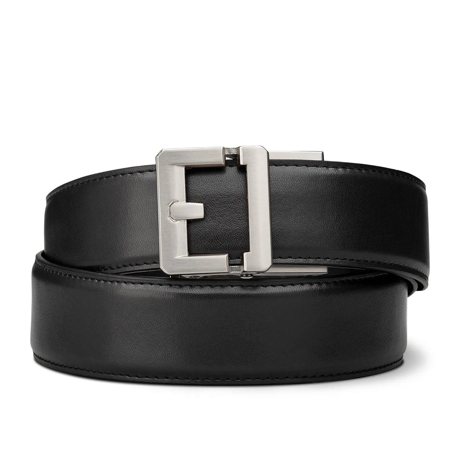 X SERIES BUCKLE  | BLACK ARMORTEK LEATHER GUN BELT 1.5"