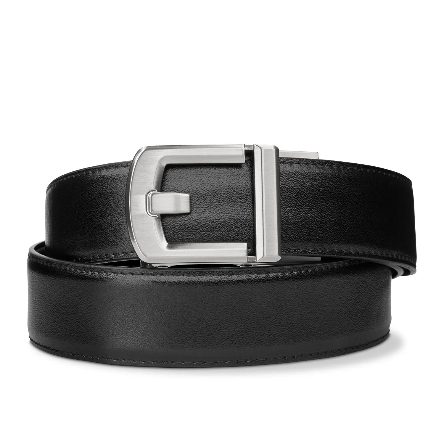 X SERIES BUCKLE  | BLACK ARMORTEK LEATHER GUN BELT 1.5"