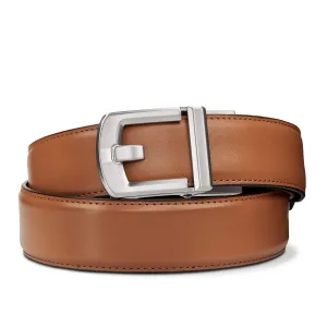 X SERIES BUCKLE  | TAN ARMORTEK LEATHER GUN BELT 1.5"