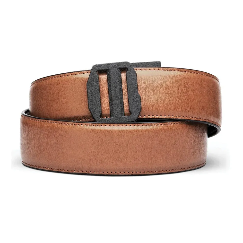 X SERIES BUCKLE  | TAN ARMORTEK LEATHER GUN BELT 1.5"